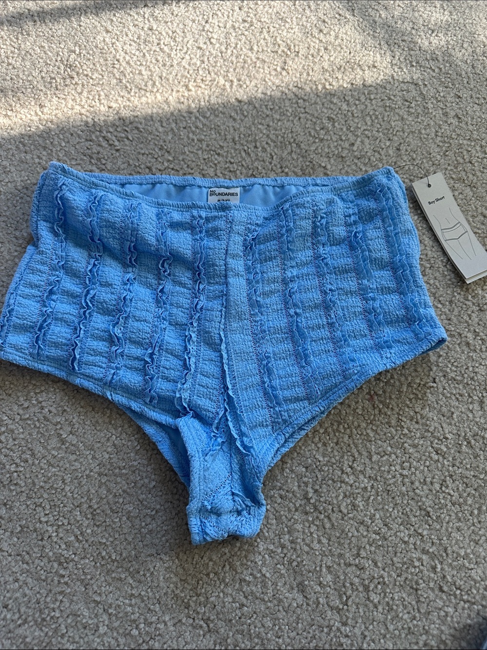 Blue boy short bathing suit -
